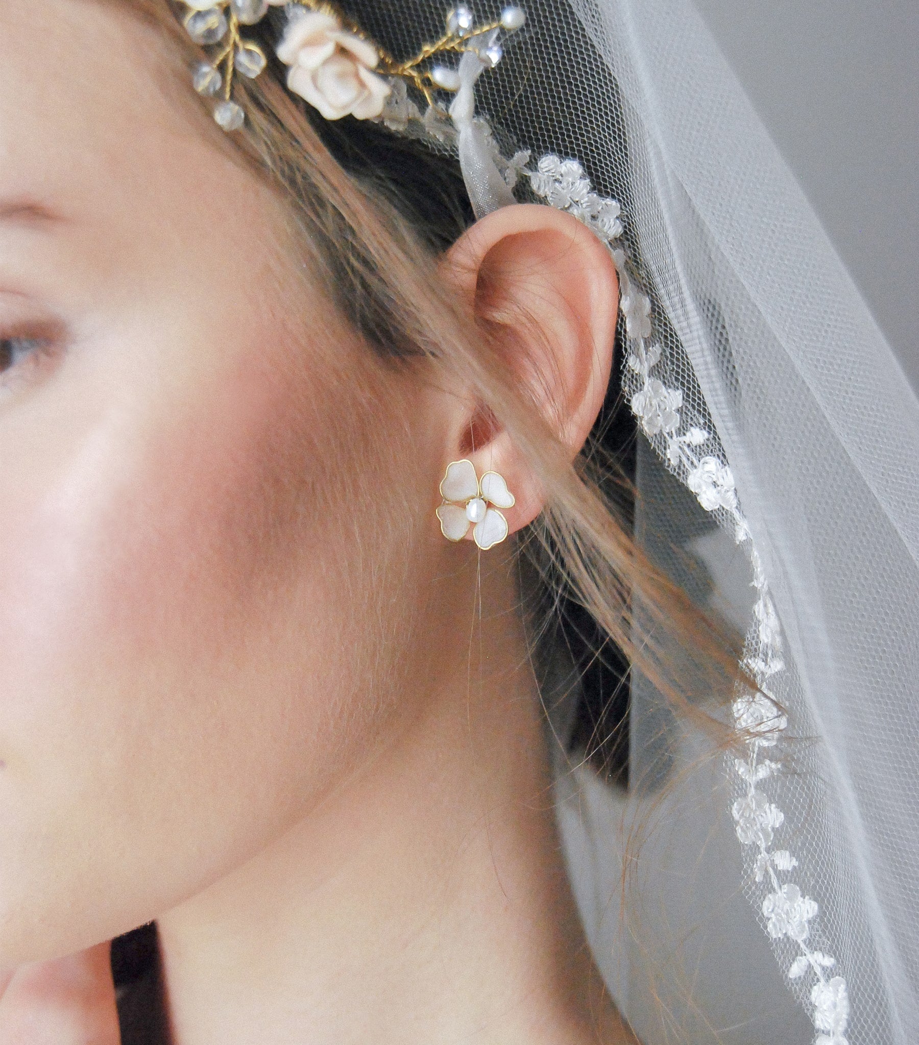 EVER FAITH Orecchini A Goccia Con Cristalli Austriaci Per Sposa, Eleganti E Luminosi, Con Confezione Regalo E Cristalli Di Ricambio