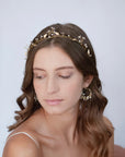 Pearl buds hair crown