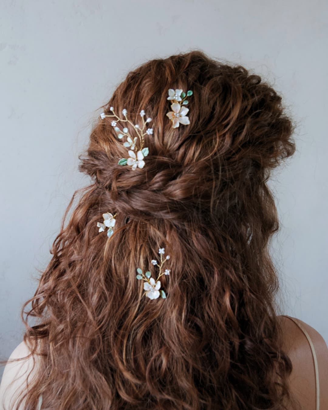 set di 4 forcine Eden, perfetto come regalo per la sposa boho chic.