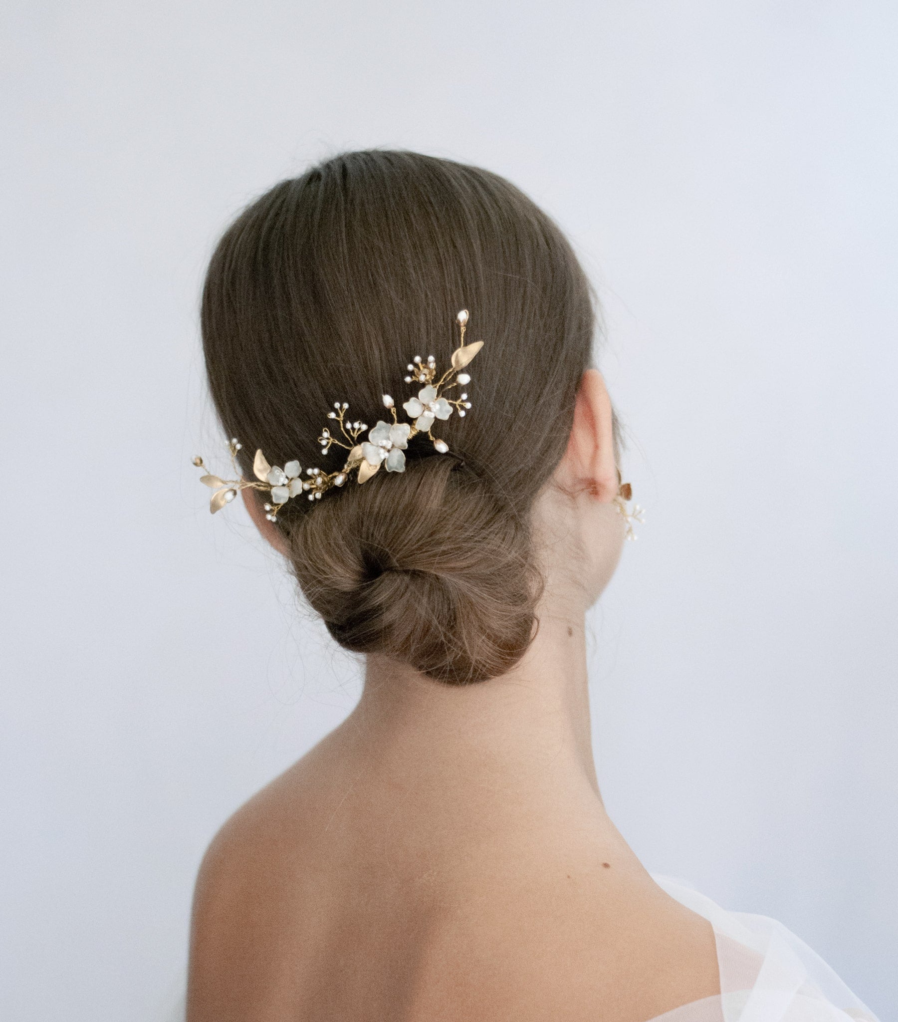 Fermaglio Per Capelli Con Zirconi - Accessorio Elegante Per Sposa, Donne, Occasioni Speciali - Foto 8