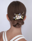 Forcina fiori colorati Sposa boho