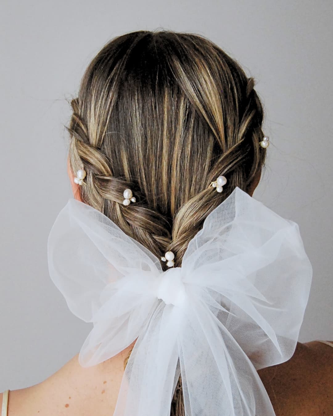 Forcine artigianali perle di fiume per capelli sposa - montaggio a mano made in Italy