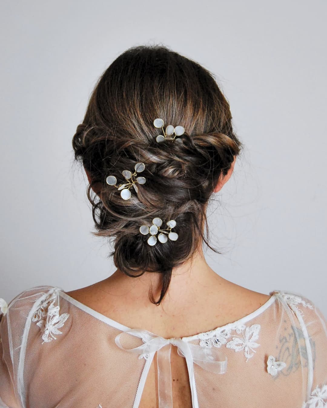 Forcine eucalipto frost sposa moderna - Accessori capelli design elegante