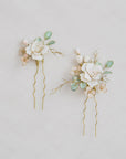 Forcine bouquet peonie bianche - Set 2