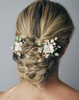 Forcine bouquet peonie bianche - Set 2
