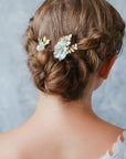 forcine con fiori per capelli