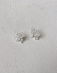 Frangipane flower earrings