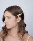 Iridescent flower clip
