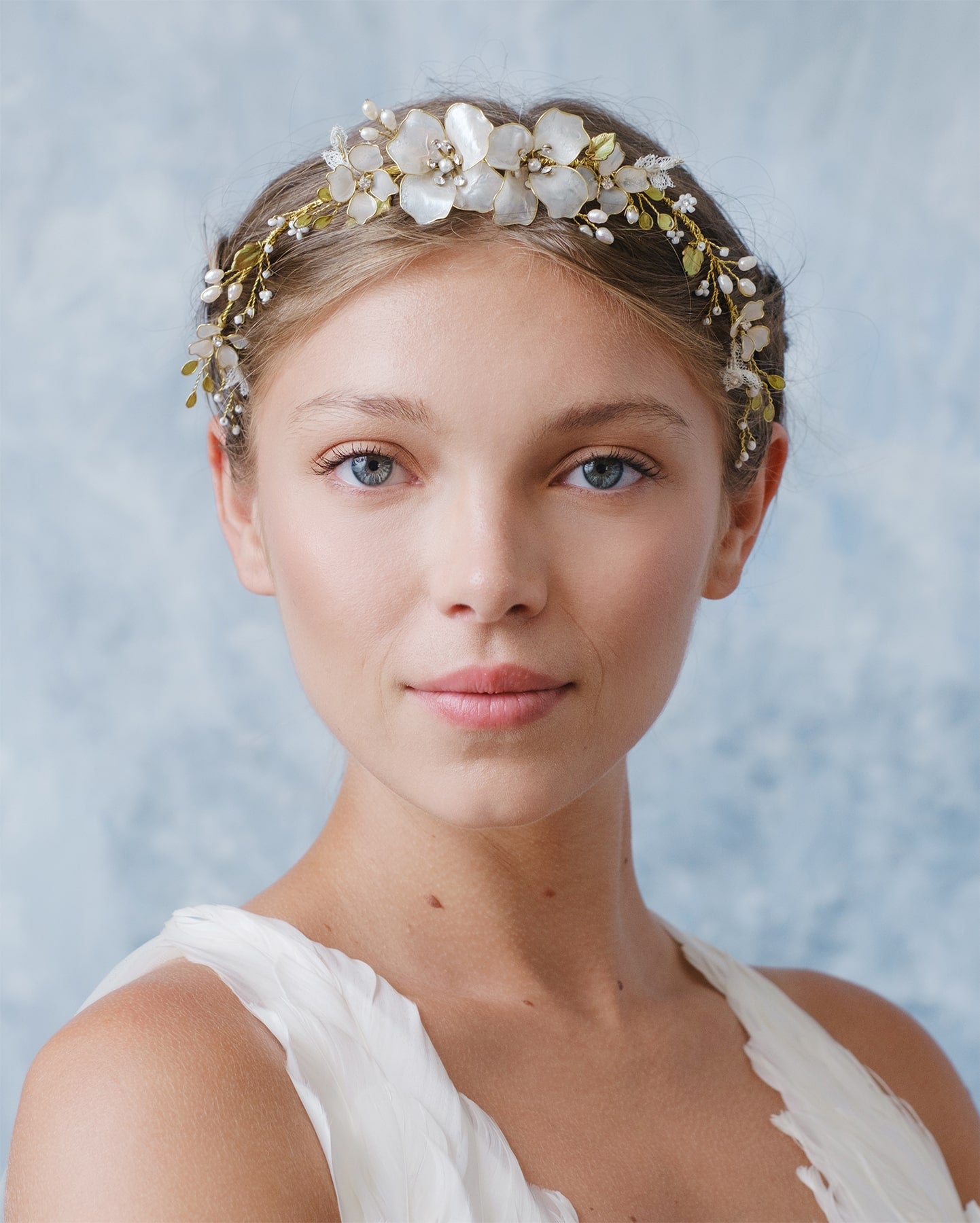 fascia nuziale capelli