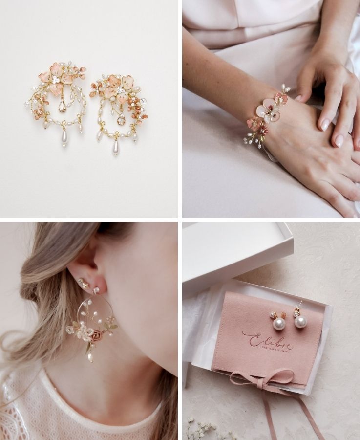 Personalized and Custom Hair Accessories for Bride Elibre