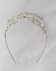 Woven beaded arches tiara