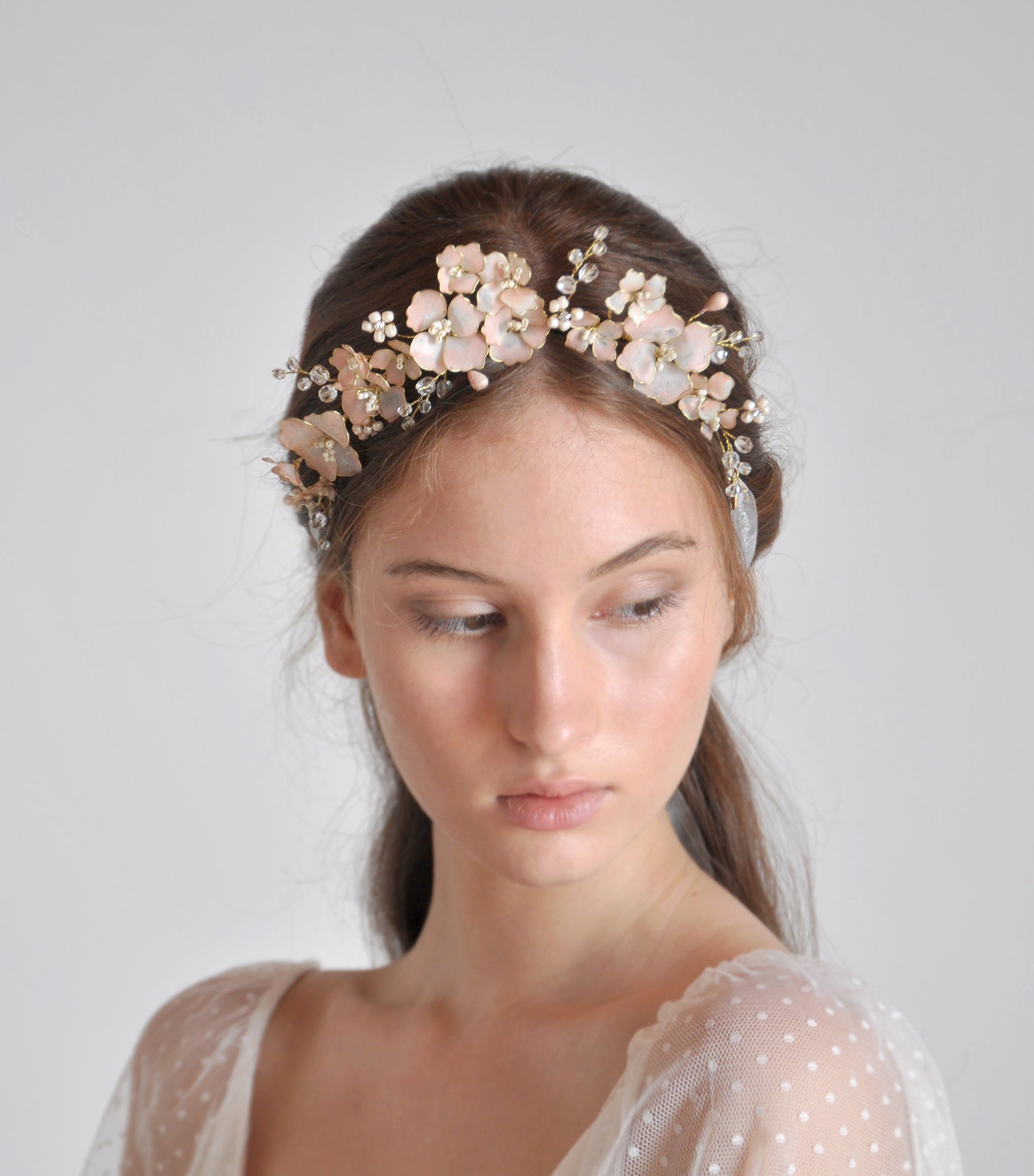 Spring Flower Crown, Flower Tiara, Floral Crown, Flower Halo, Bohemian  Flower Crown, Bridal Crown, Flower Girl Crown, Floral Hair Wreath 