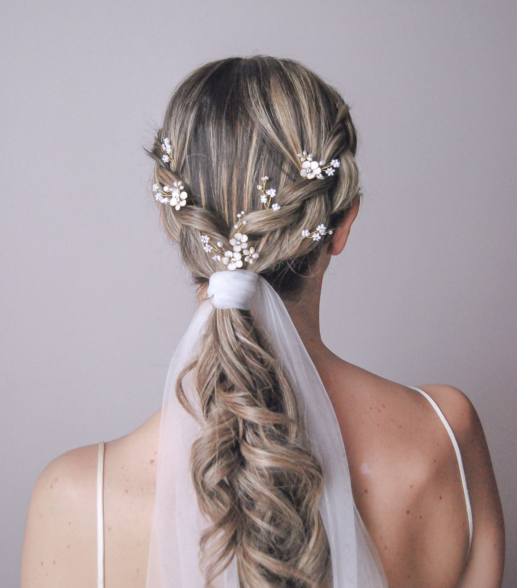 accessori capelli matrimonio fiori cristallo