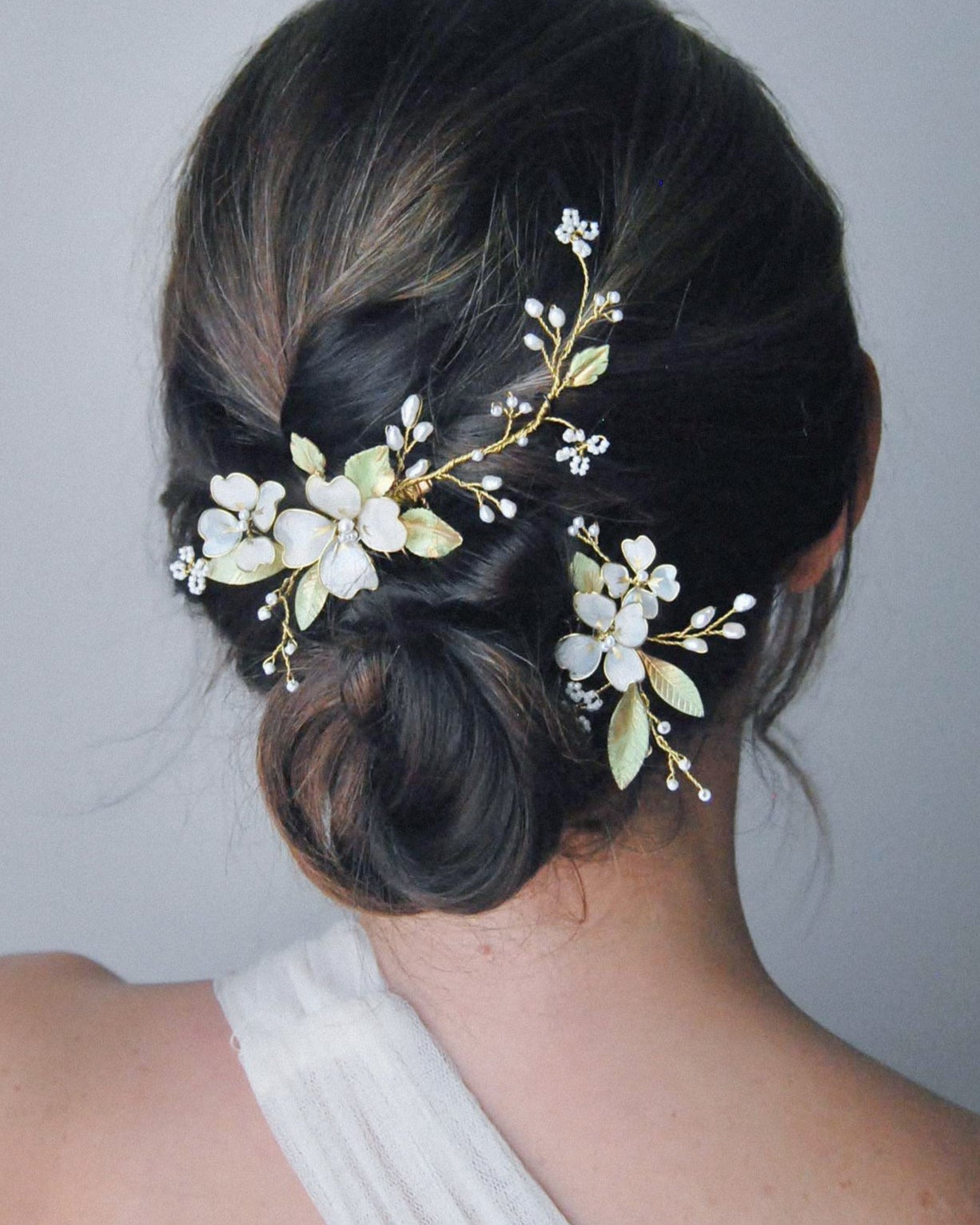 Fermagli fiori a cuore