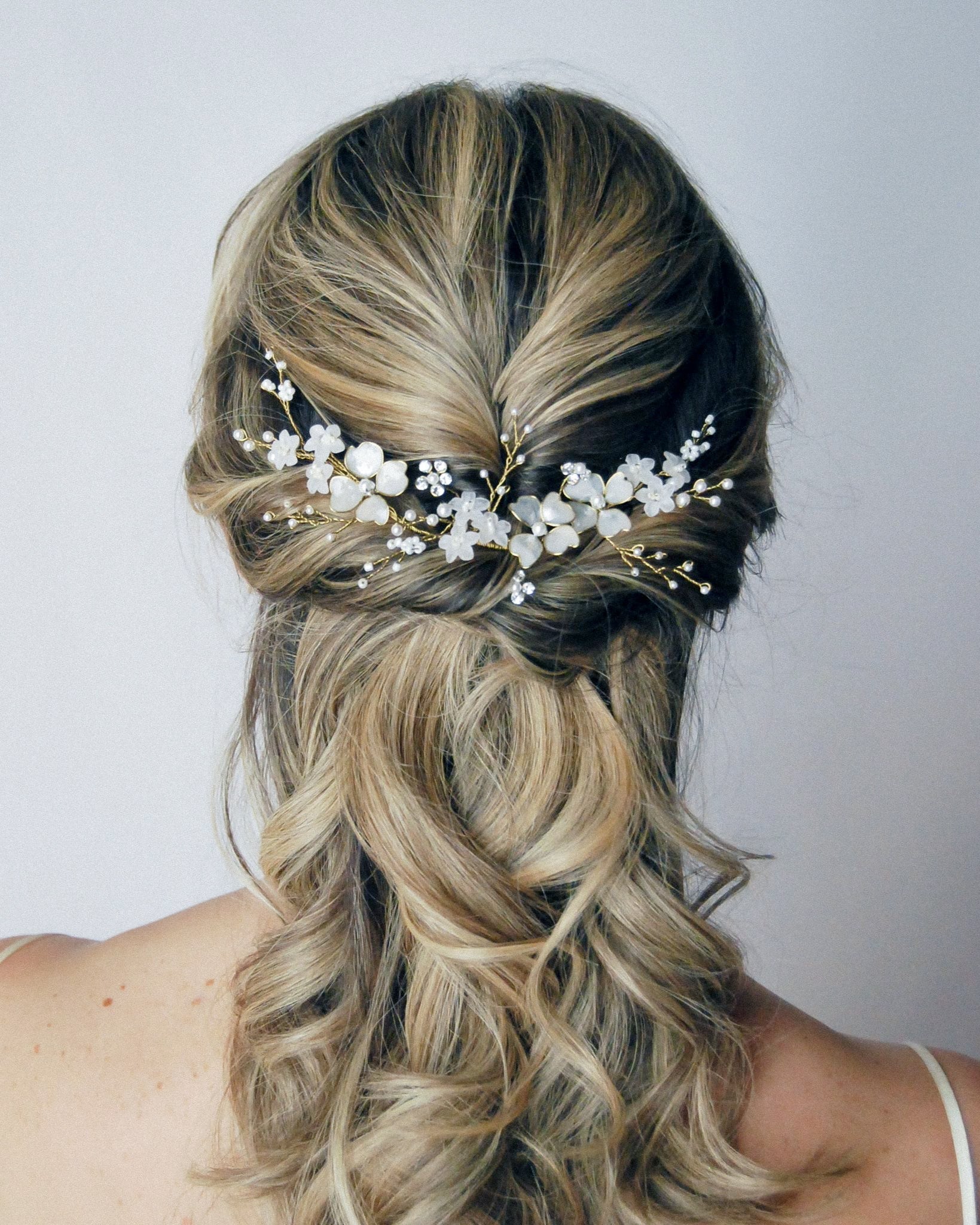 Fermaglio fiori sposa