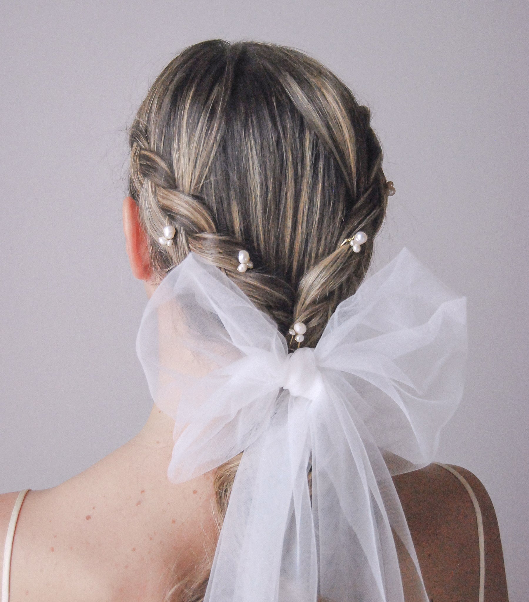 Vakkery Accessori per capelli da sposa con perle per capelli da
