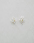 Frangipane flower earrings