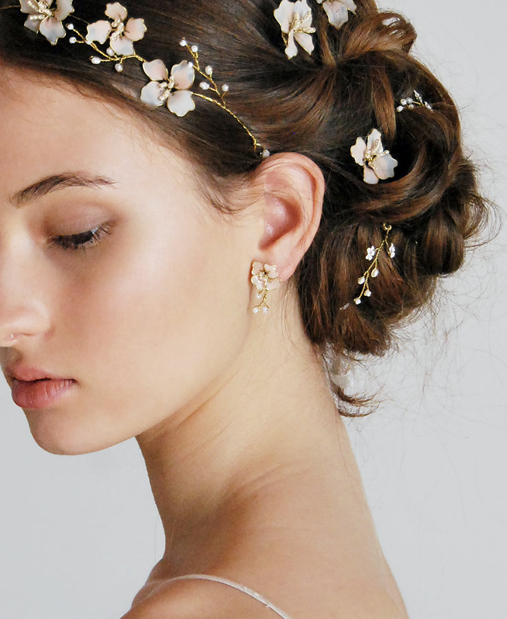 4 Paia Orecchini Ciliegia 3D Con 10 Lobes | Orecchini Pendenti Dolci E Carini Per Donne | Regalo Ideale