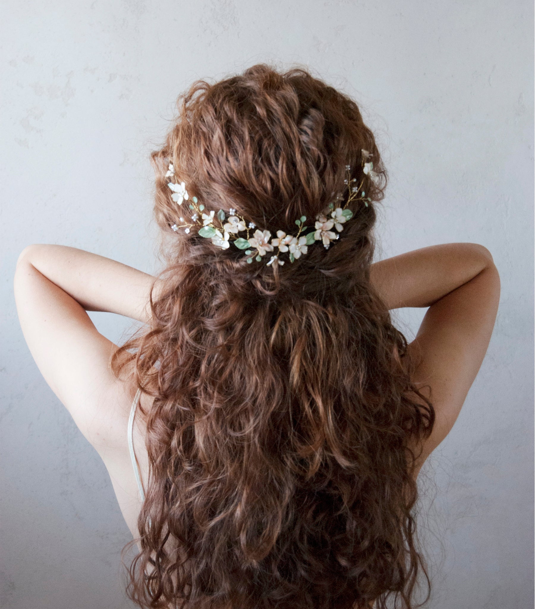 fermaglio capelli sposa con pendente