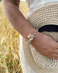 Bracciale elegante e personalizzabile Soliflora, regalo perfetto per sposa e damigelle.