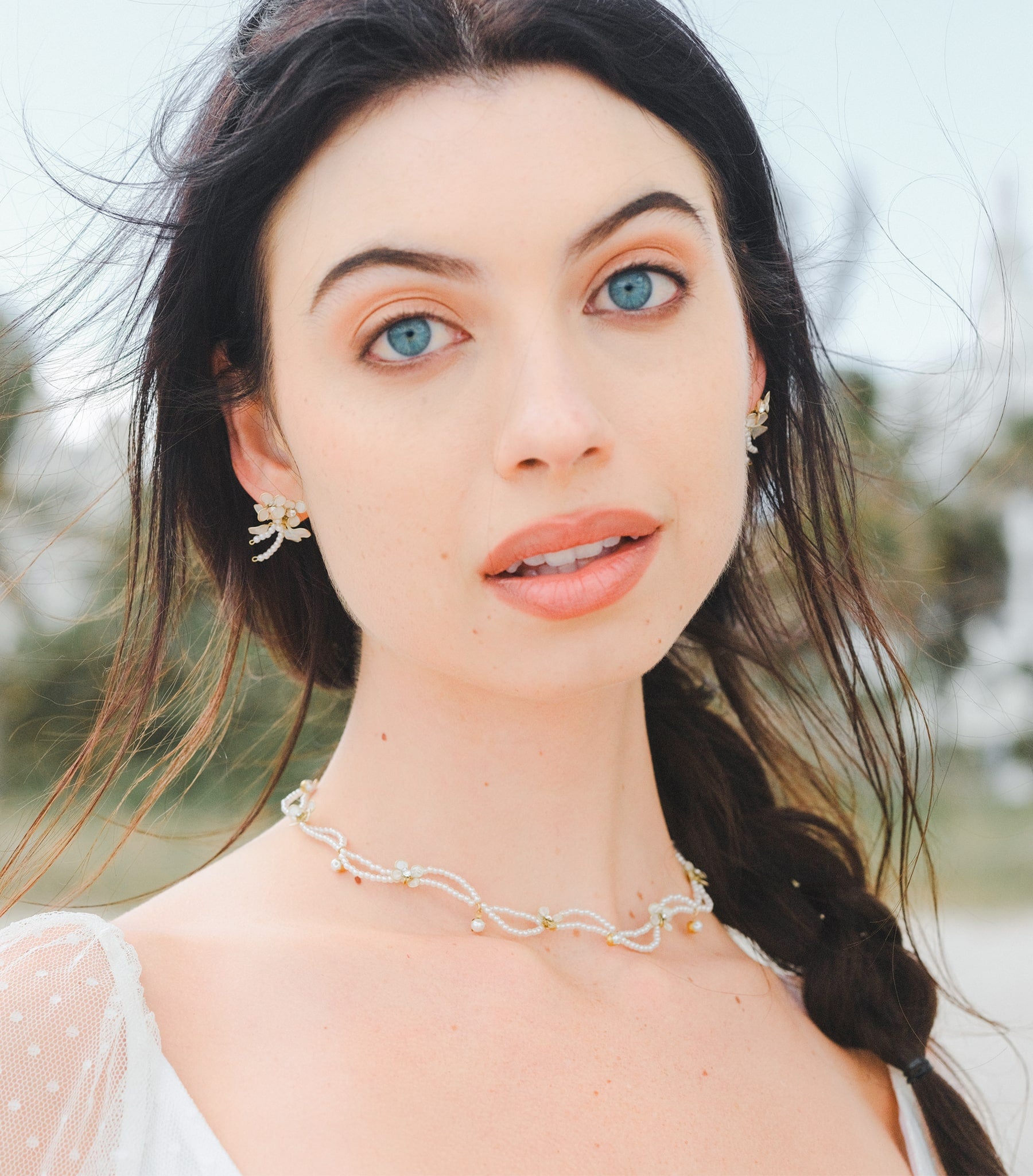 Parure Bocar Con Collana Choker E Orecchini - Design Vistoso A 2 Fili, Idea Regalo - Foto 7