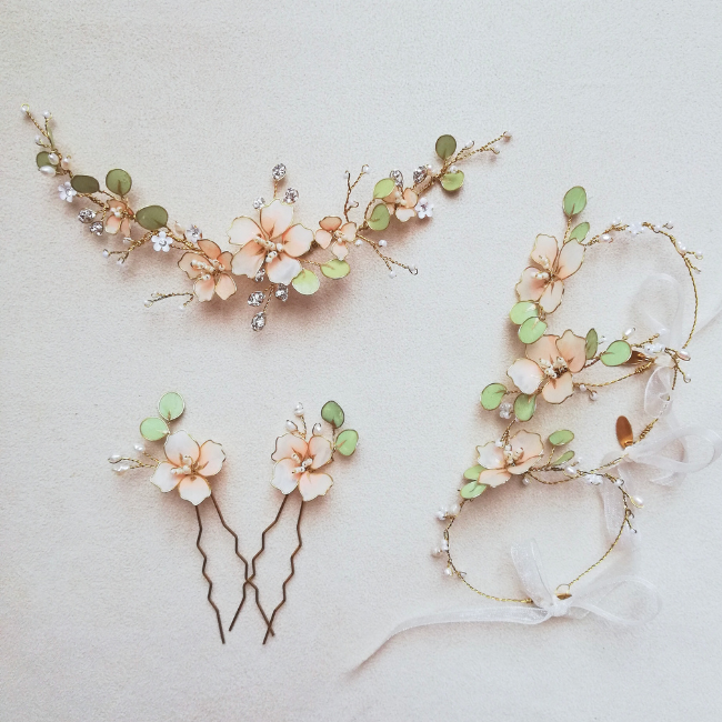 Accessori da sposa personalizzati Elibre creati per un look coordinato