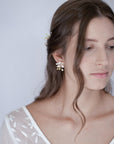 Floral bouquet earrings