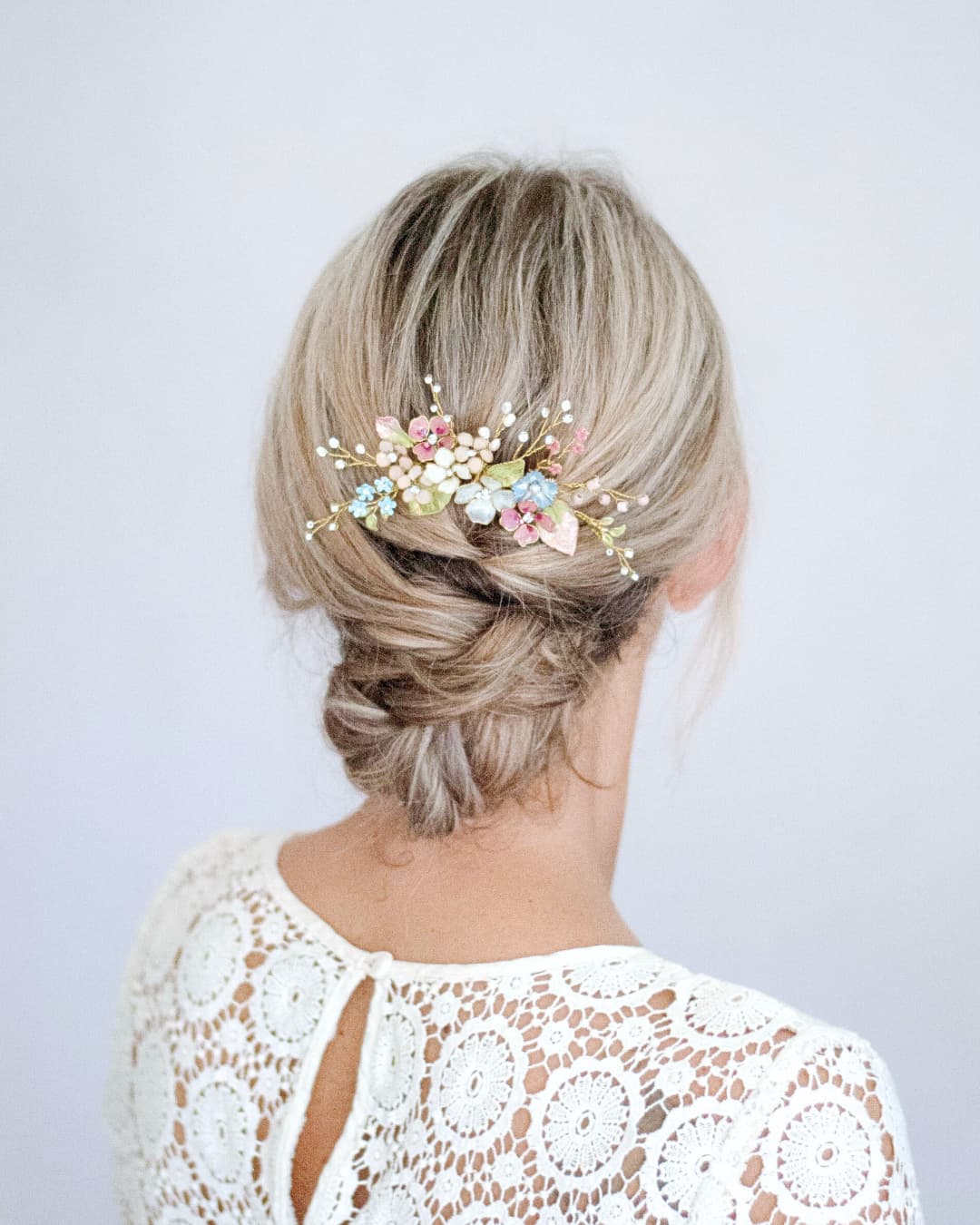 composizione botanica del pettinino Millefiori che mostra l'alta qualità dei materiali.