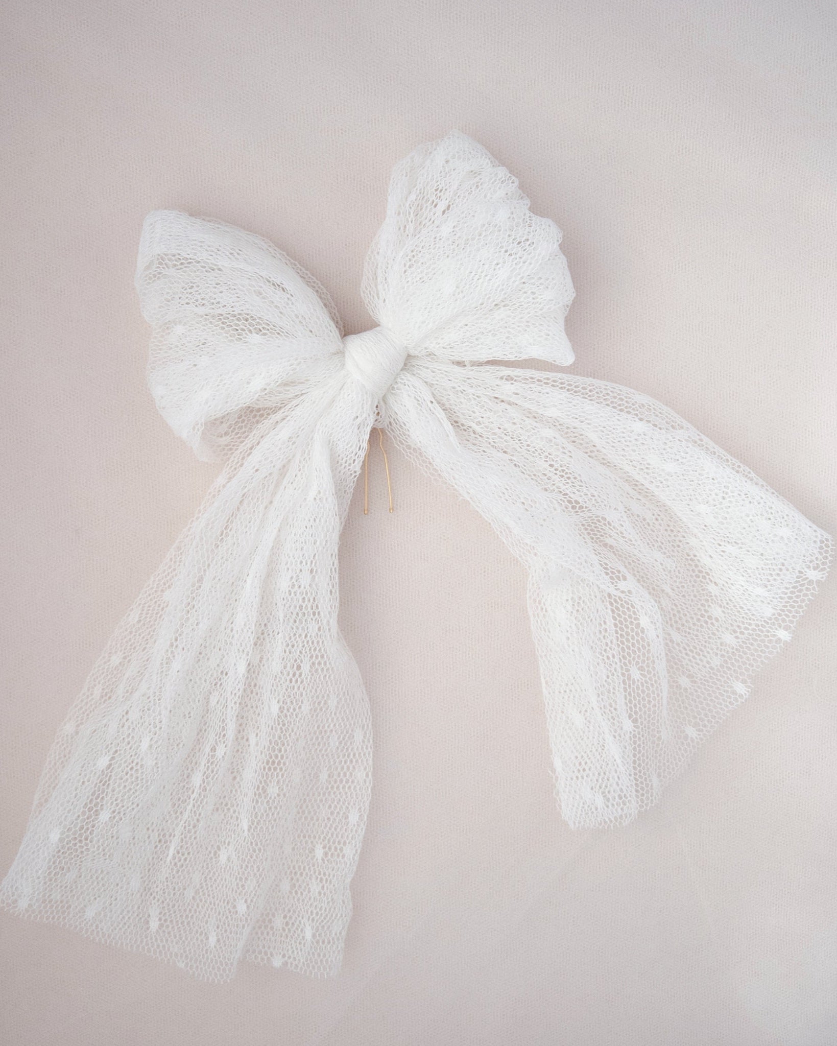 forcina con fiocco in tulle