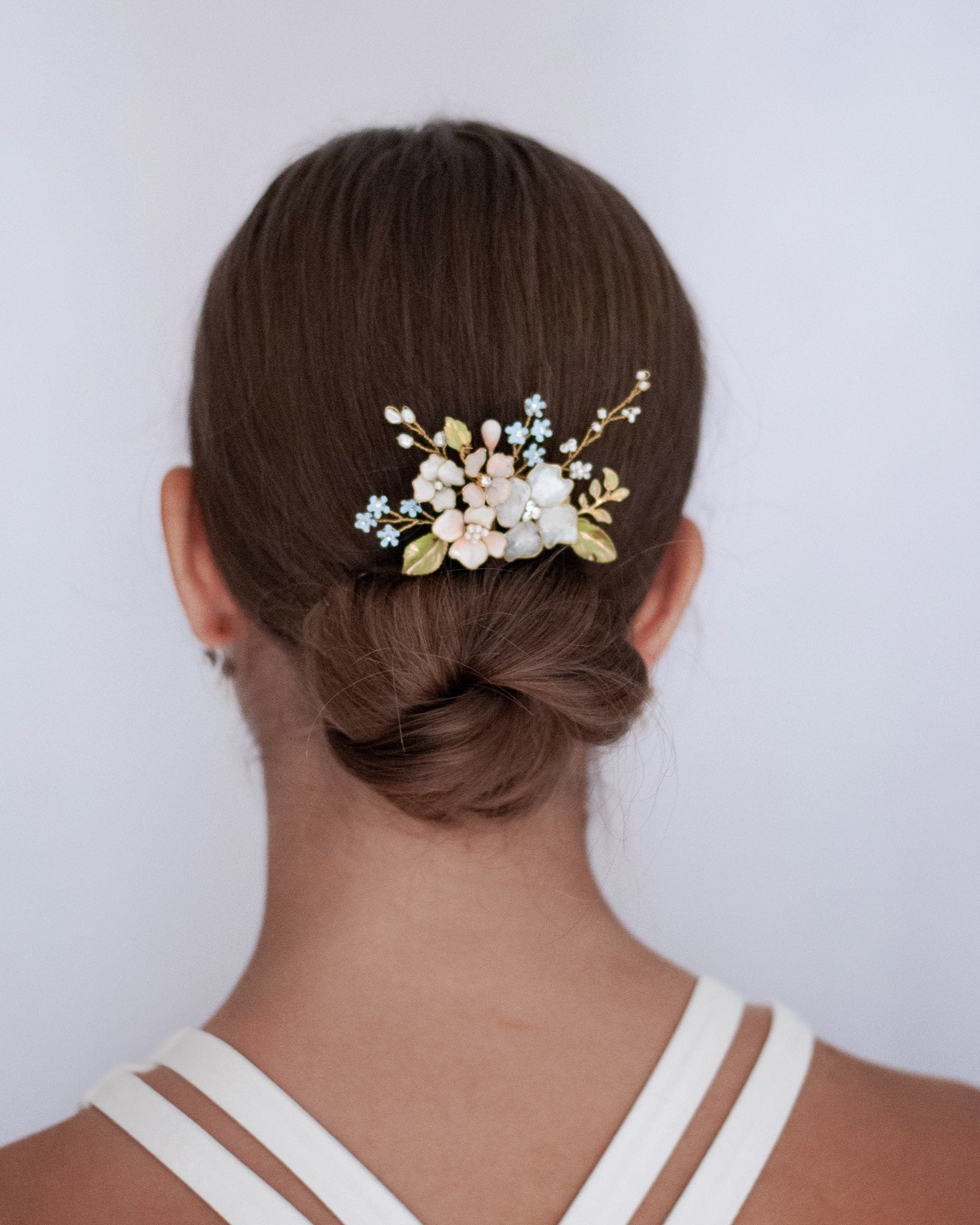 Forcina fiori colorati Sposa boho