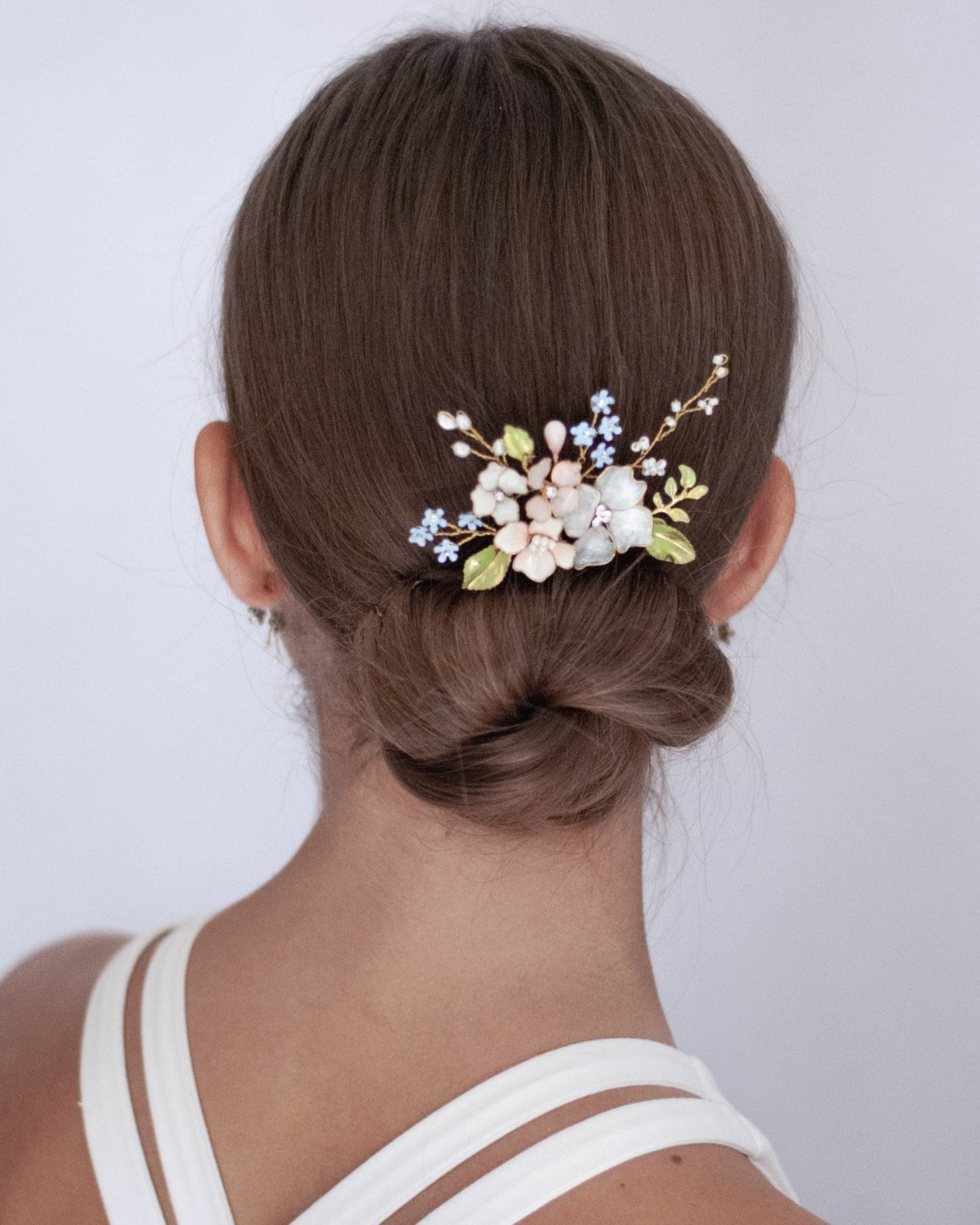 Forcina fiori colorati Sposa boho