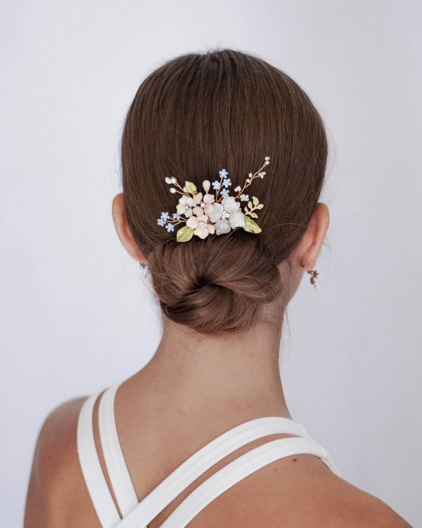 Forcina fiori colorati Sposa boho