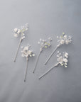 forcine nebbiolina in argento per spose bohemian chic