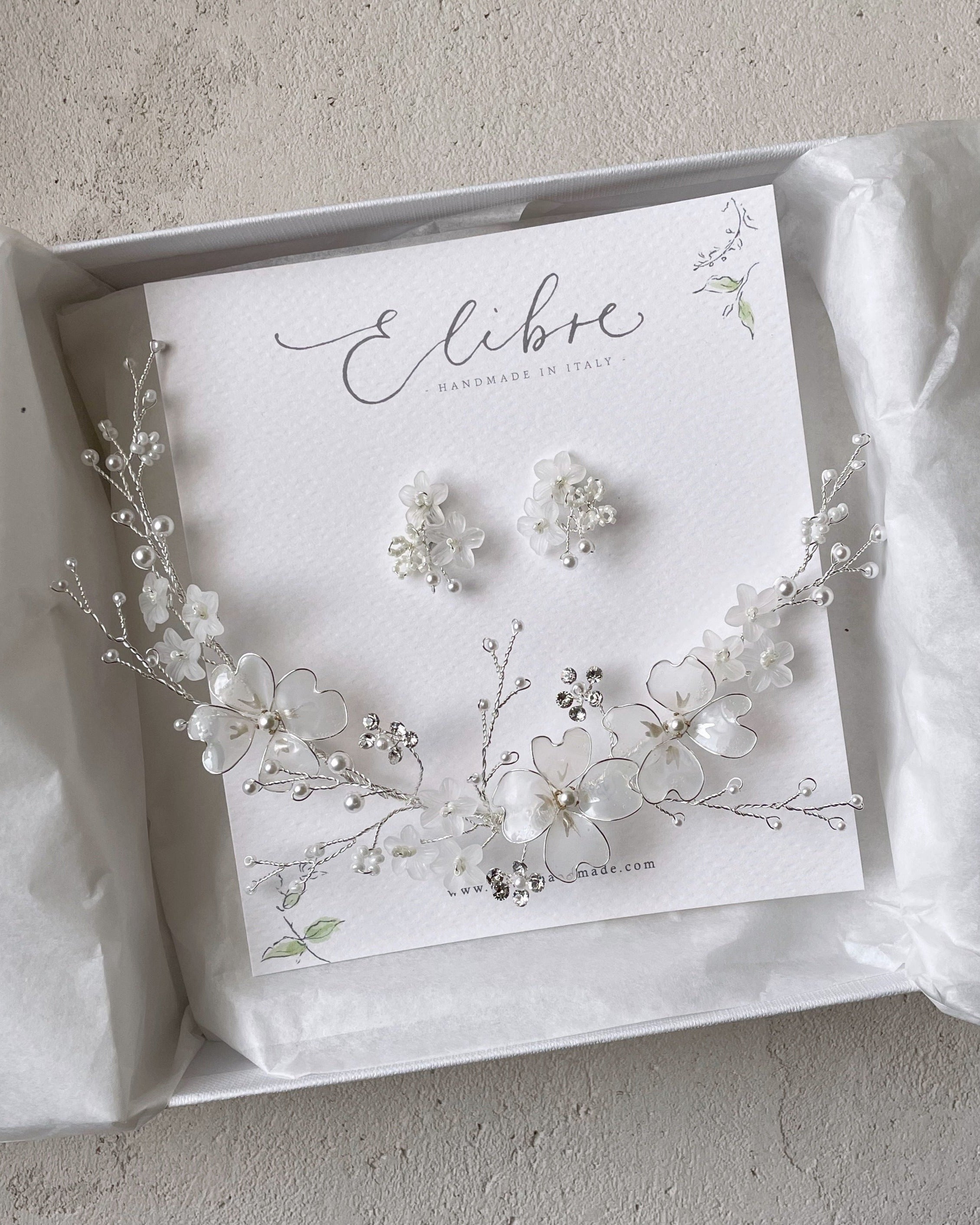 Fermaglio fiori sposa