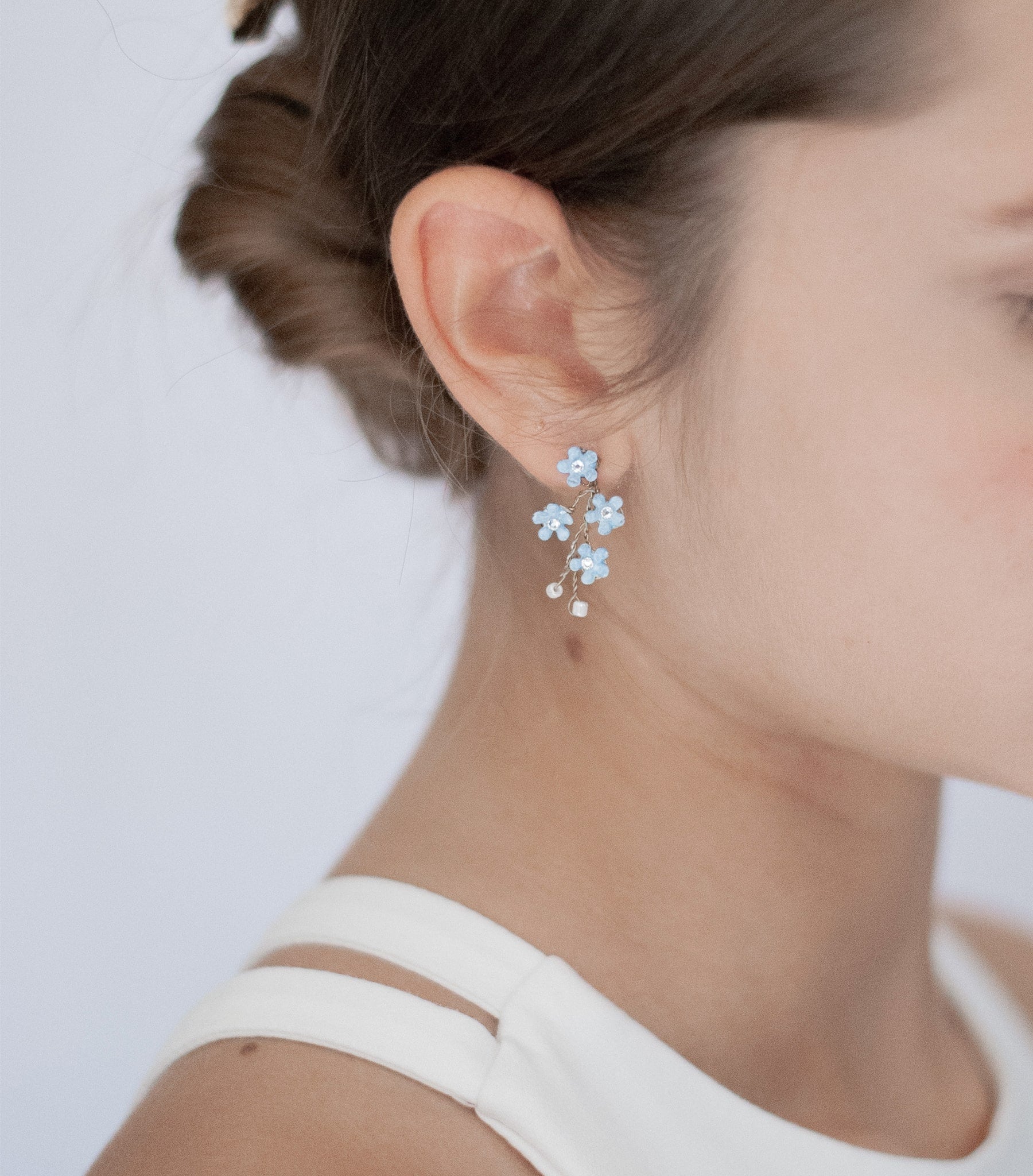 Forget-me-not earrings