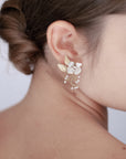 Moonflower earrings