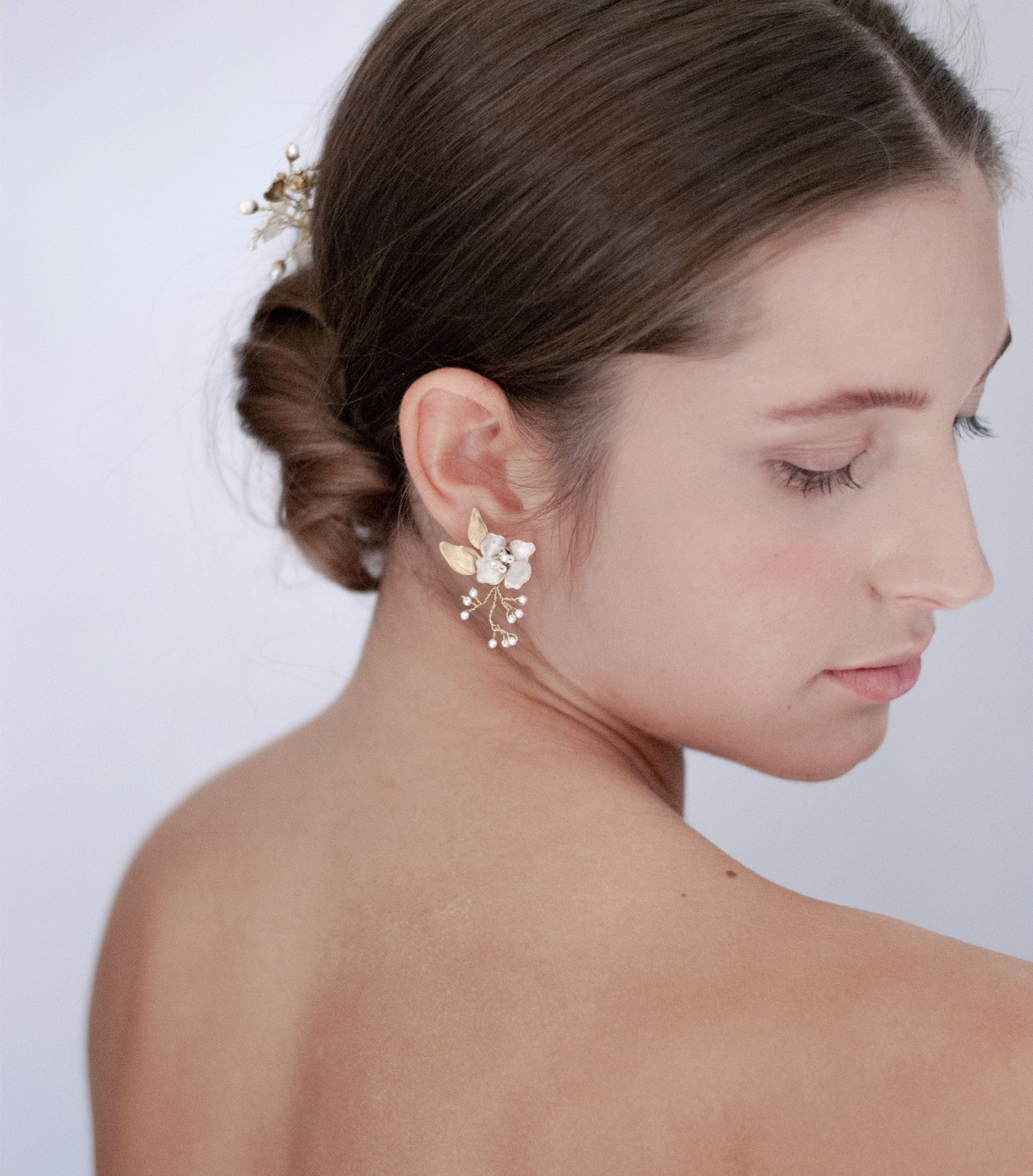 Moonflower earrings