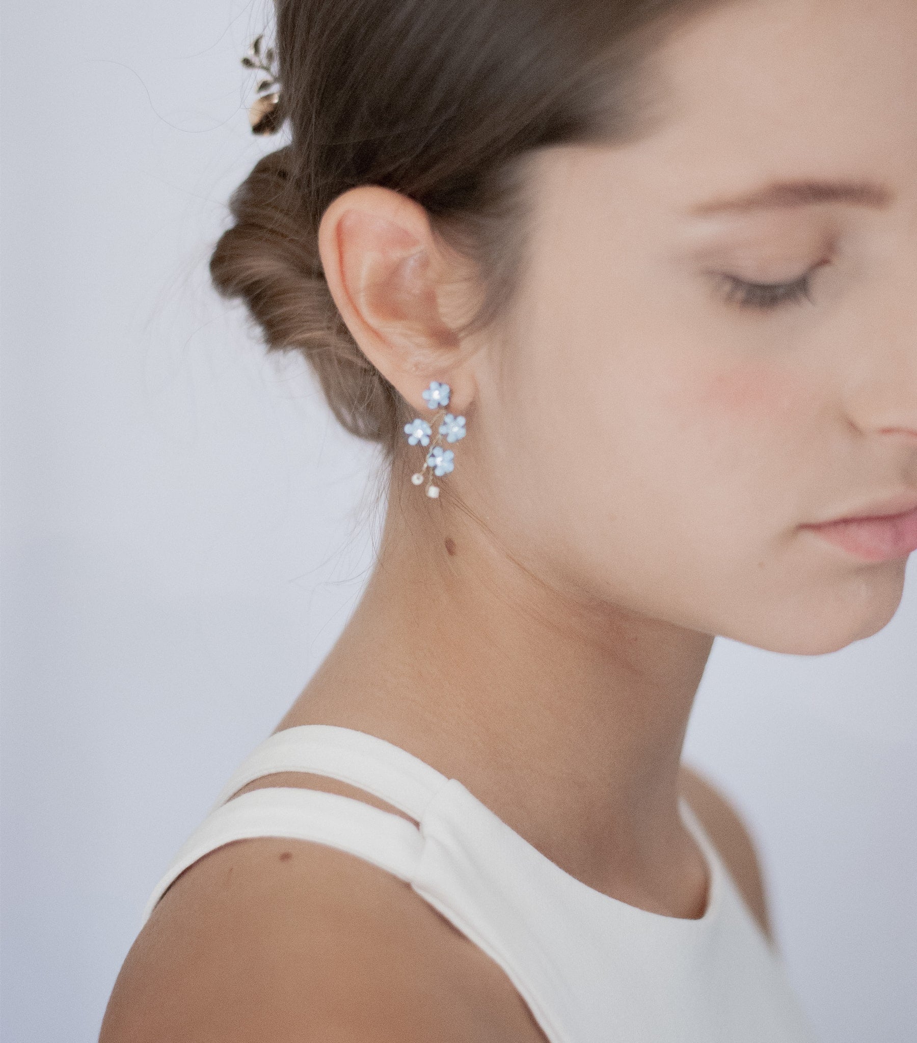 Forget-me-not earrings