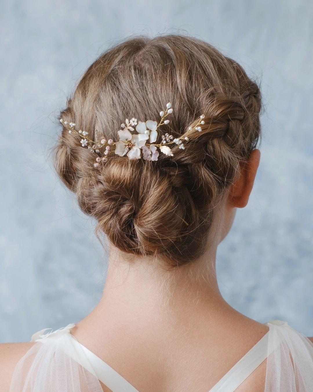 Il pettinino Malva Lilla per spose dal matrimonio provenzale