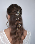 Enchanted gypsophila hair pins