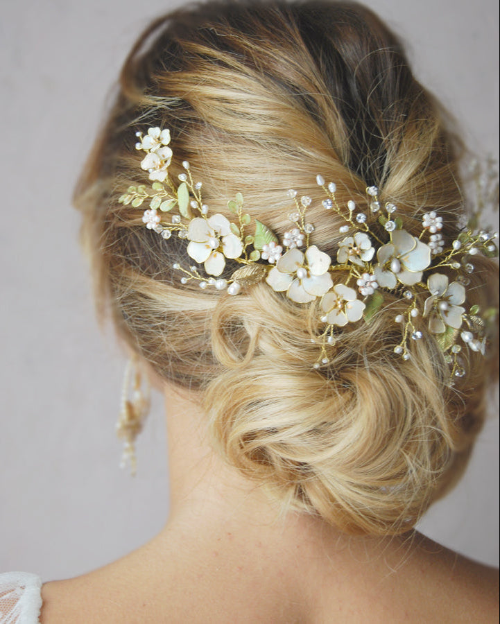 Woodland large statement hair comb | Elibre handmade