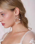 Bridal silver and white jewelry | Elibre handmade