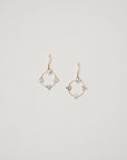 Bridal dangle hoop earrings | Elibre handmade