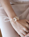 floral elegant pink bracelet