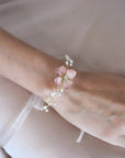 Fiore singolo artigianale Bracciale Soliflora per look sposa raffinato