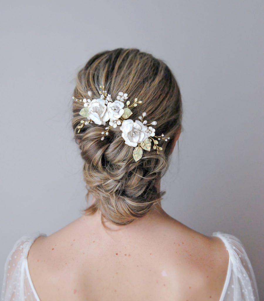 accessorio matrimonio bianco e verde