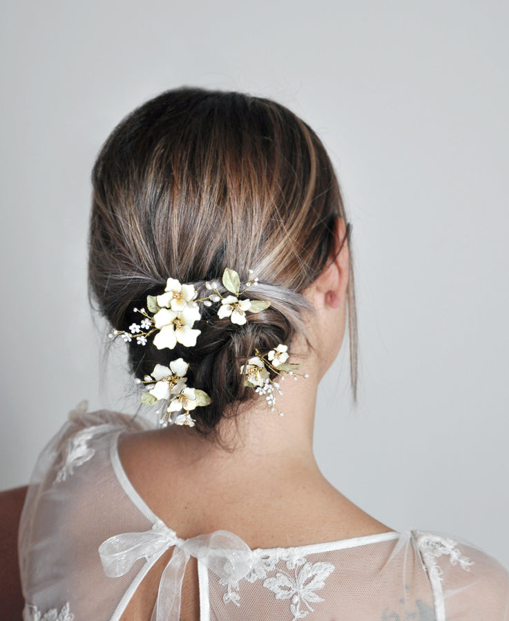 bridal floral head pieces