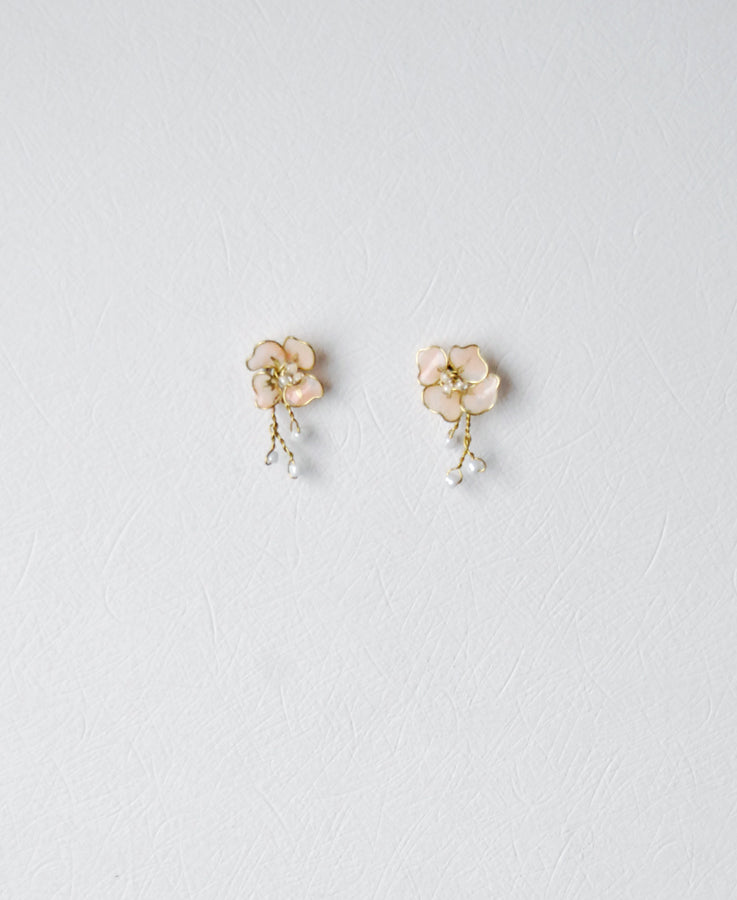 cherry blossom flower earrings