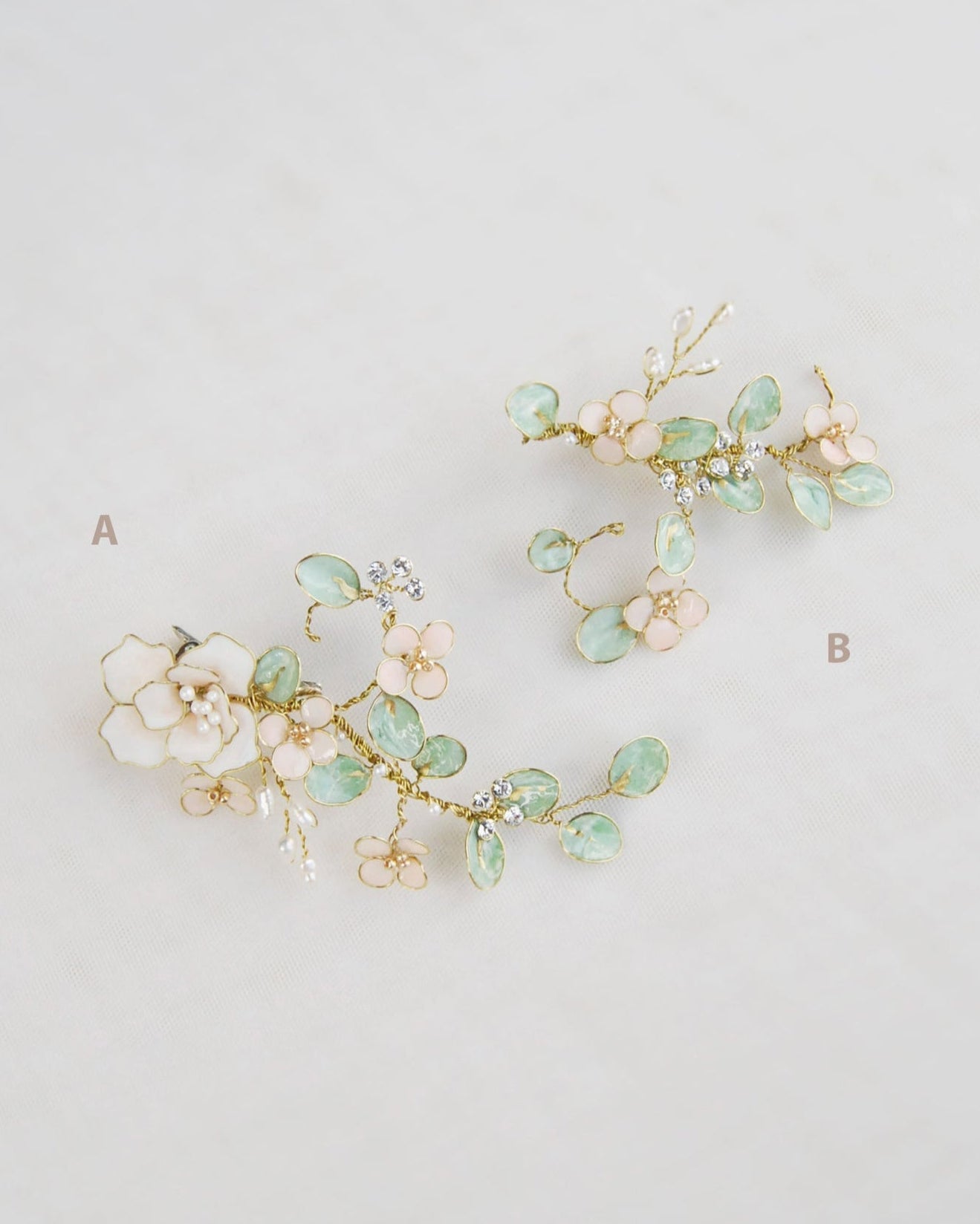 Clip peonie bianche ed eucalipto