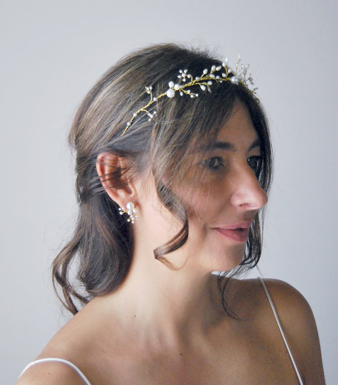 Coroncina perle d'acqua